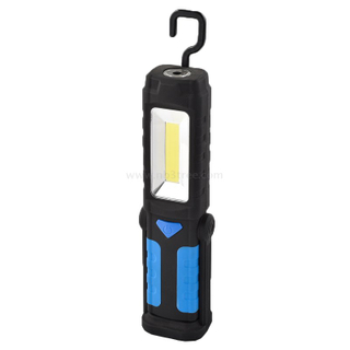3W COB+1 LED Magnetic Work Light Dry Battery Powered by AA Battery
