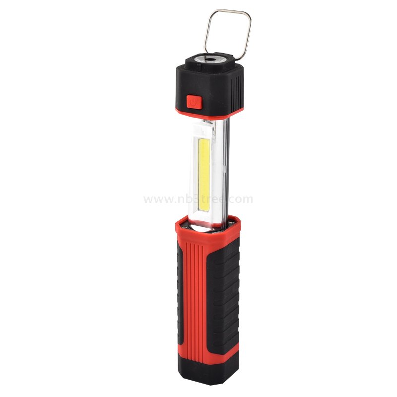 3W COB Retractable Led Work Light Magnetic Base By AAA Battery Powered