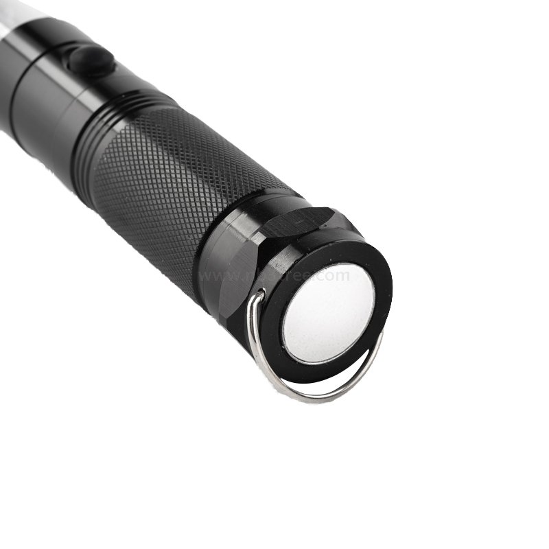 18+8+9 LED Work Light Flashlight Magnetic Base with Red Warning Light