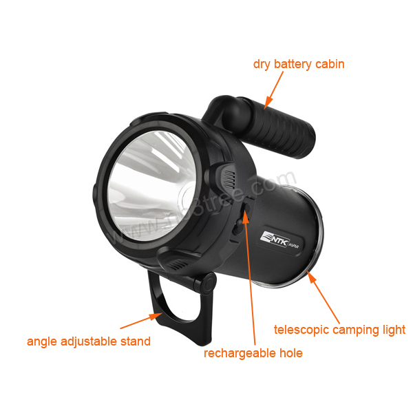 2 in 1 LED camping lantern and spotlight