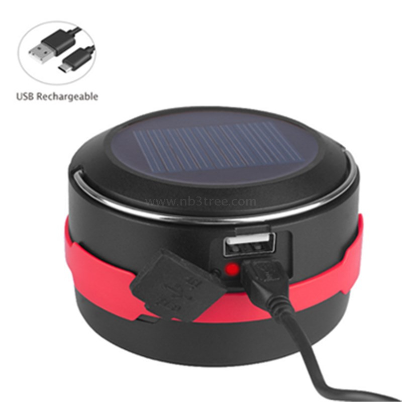 3W Folded Solar Rechargeable Camping Light