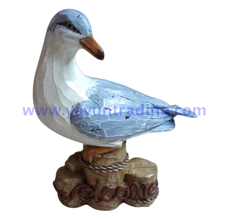 sea series modern nature home decoration resin seagull