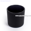 Wholesale Heat Resistant Matte Black Glass Candle Tumber for Wedding Or Church