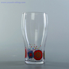 17oz clear beer glass cup souvenirs Promotion Decal Logo beer Glass