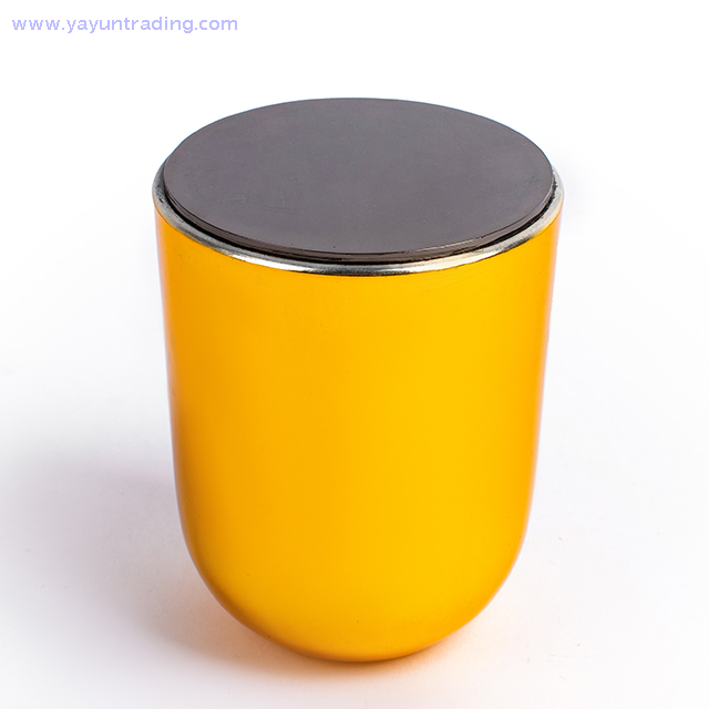 Wholesale Electroplated Glass Candle Jar with Different Color Lid for Wedding And Decoration