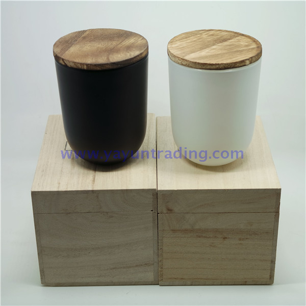 Luxury White Aroma Soy Wax Candles Jars with Golden Lid