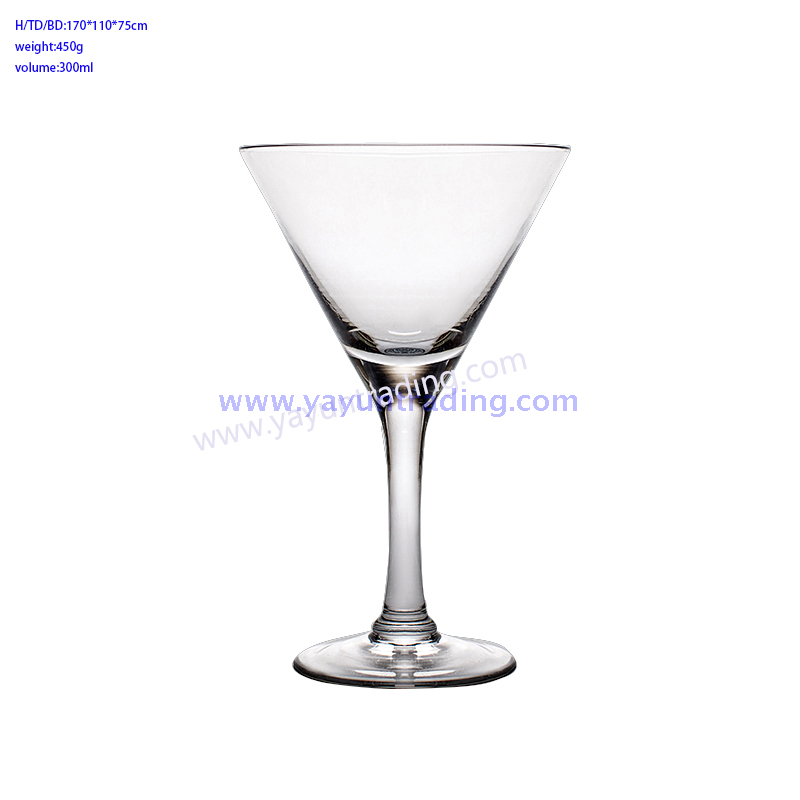 Handmade promotional crystal cocktail glass goblet
