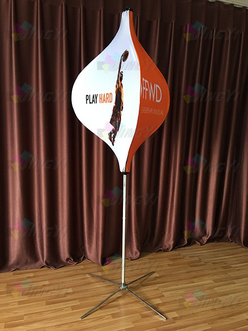 Lantern Display Banner Pole, New! ! ! Three-Dimensional Outdoor Advertising Display Lantern Beach Flag Pole Banner