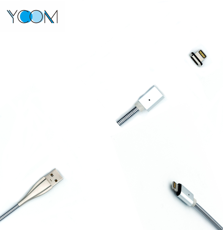 Cable USB Spring & Magnetic para iPhone