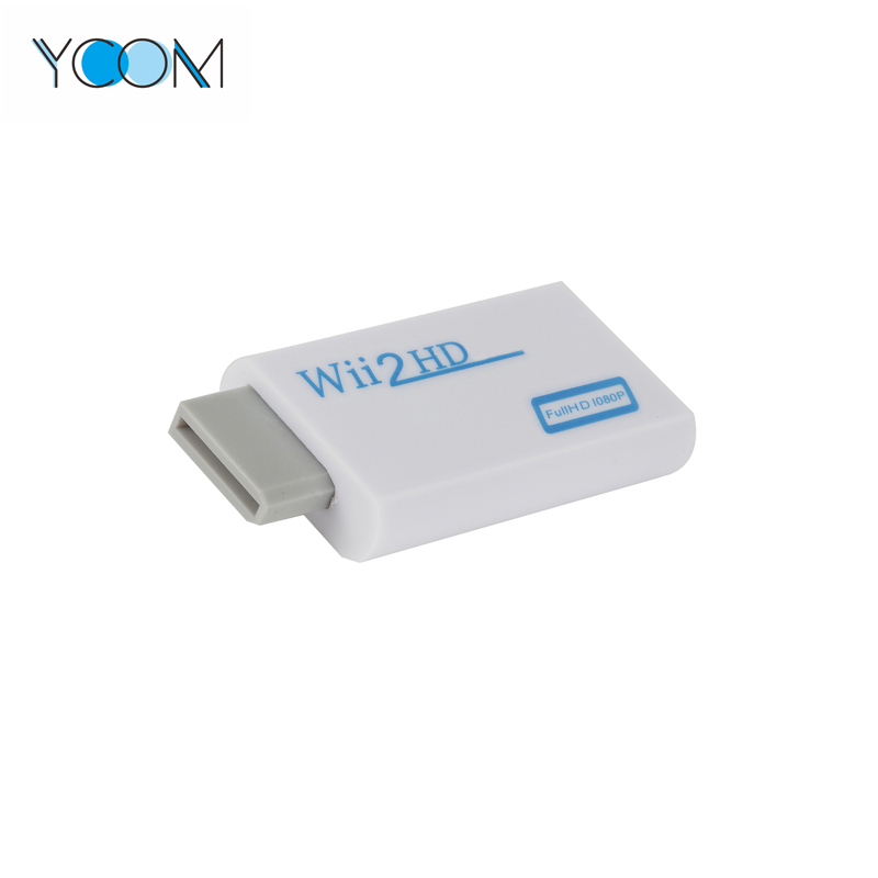 Adaptador de audio y video con salida convertidor de Wii a HDMI