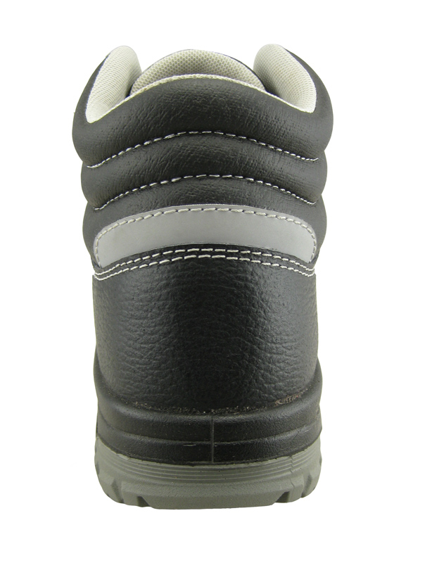 0168 buffalo leather steel toe work shoes for men