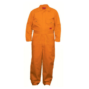100% Cotton Orange Flame Resistant Safety Workwear Coverall