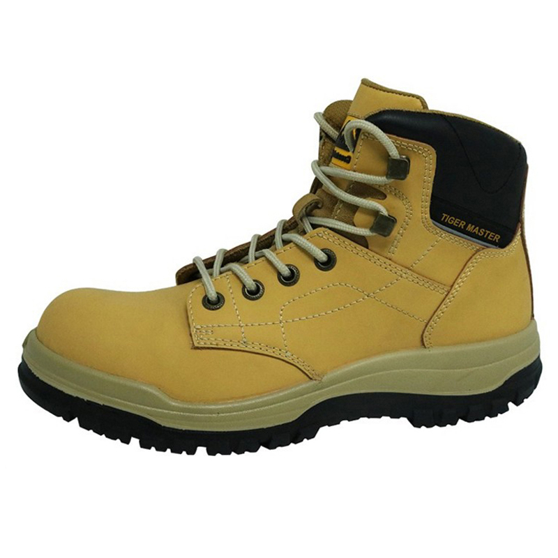 0160 hot sales split nubuck leather steel toe industrial safety boots ...
