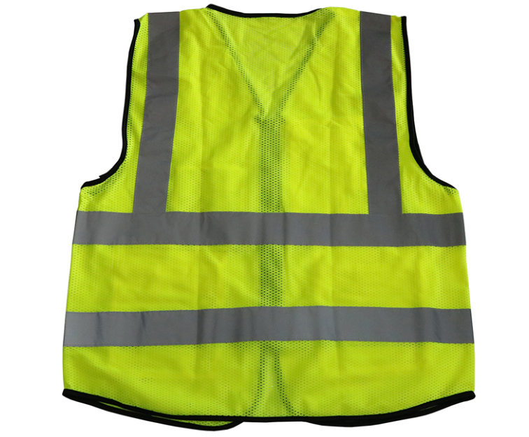 Hi-vis Safety Reflective Vest with Pockets for Men