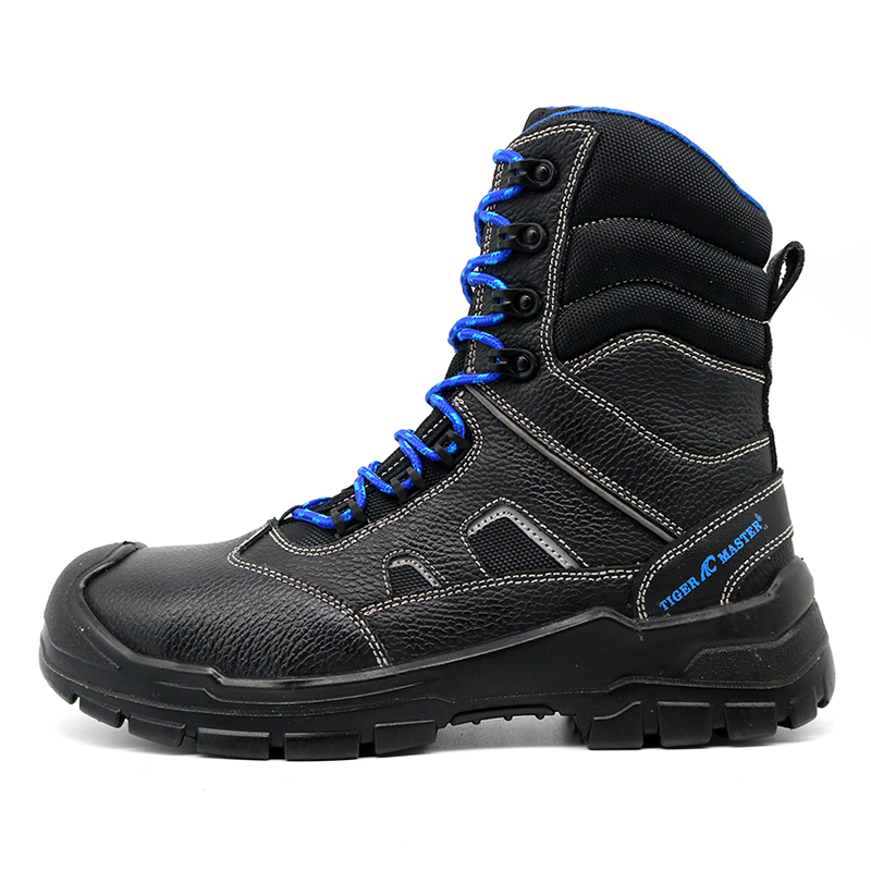 Steel Toe Anti Puncture Mining Safety Shoes High Cut