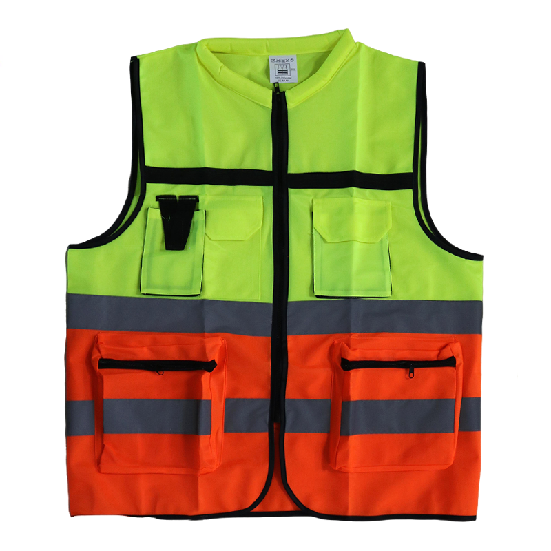 120g Polyester Cycling Hi-vis Reflective Safety Vest with Multiple ...