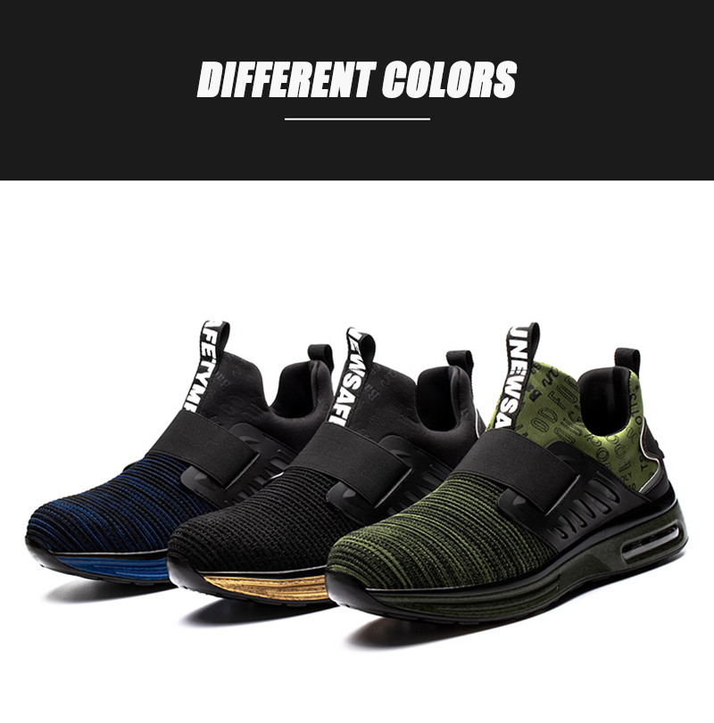 Light Weight Soft Sport Safety Shoes Steel Toe