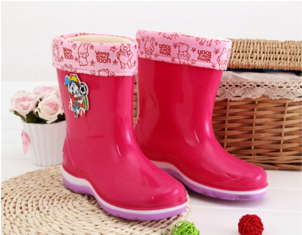 KRB-005 Hot sales anti slip fashion waterproof girls rain boots