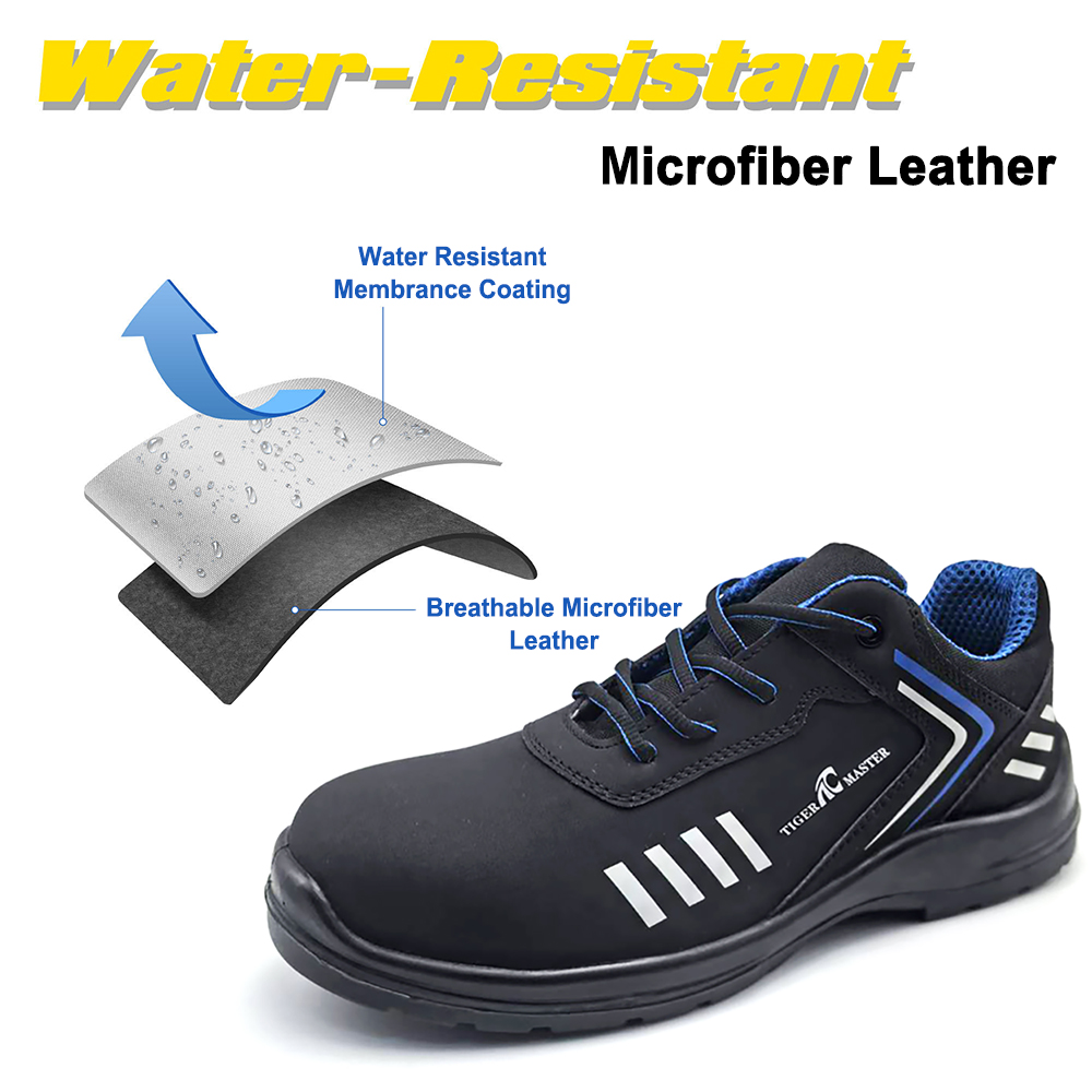 Fiberglass Toe Anti-static Safety Shoes Metal Free for Unisex