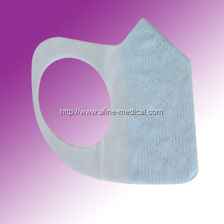 Cone type mask with non-woven elastic loop