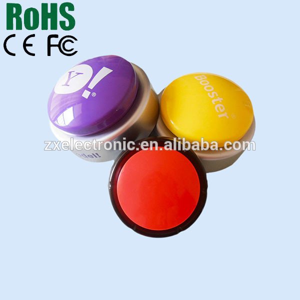 Programmable Sound Button Recording Advertisement Message for Promotion customized button buzzer