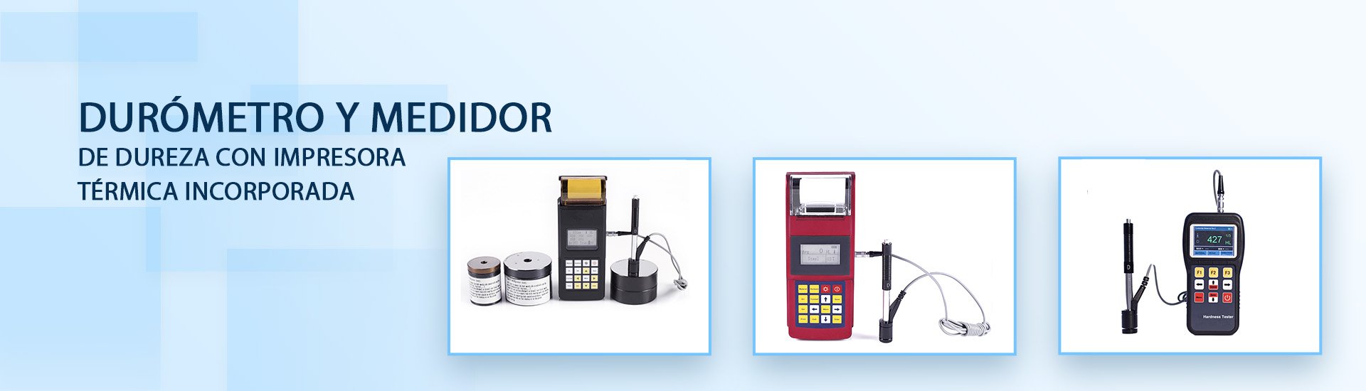 durómetro y medidor de dureza con impresora térmica incorporada