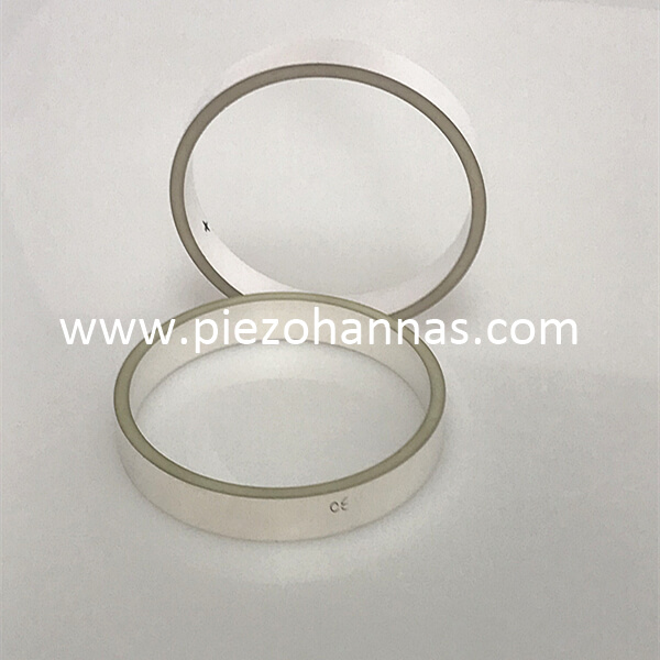 Custo de cristal piezoelétrico de tubo cerâmico pzt5a piezo para o transdutor de som de eco