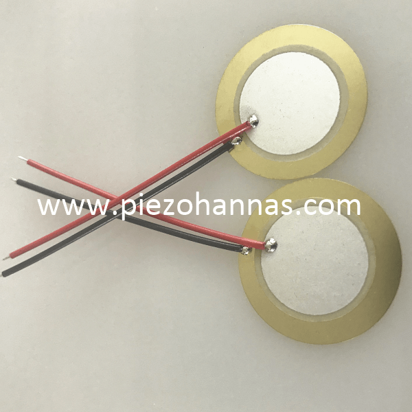 Material de metal Brass 5 KHz Piezoem Element Piezo Diafragma