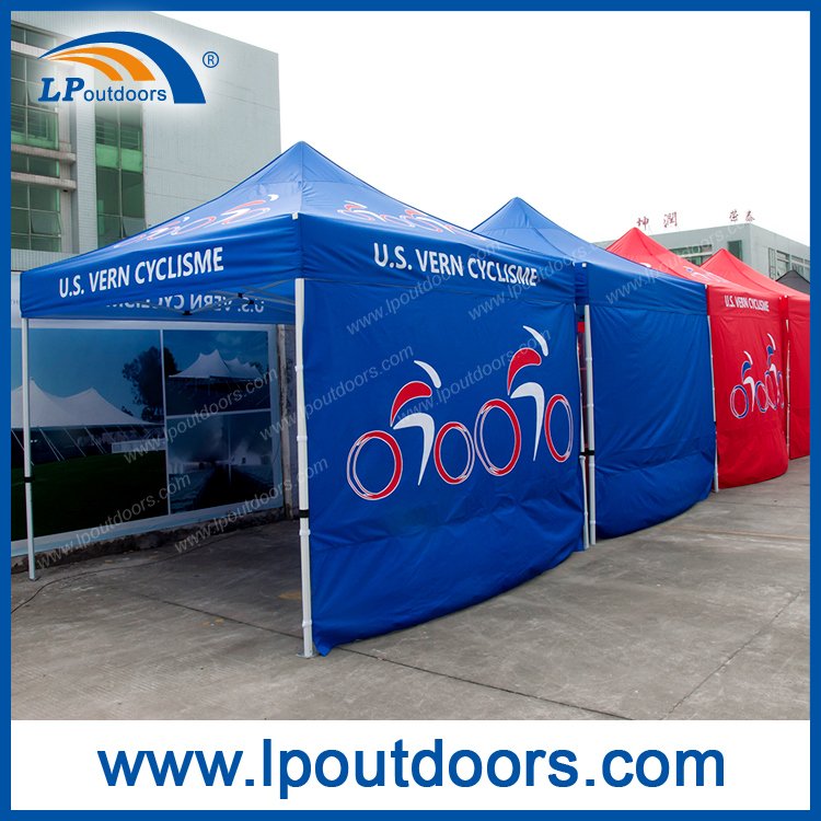 工厂定制3x3米摊位展览广告折叠帐篷