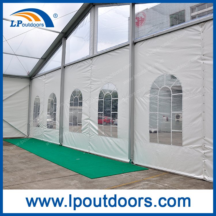 Прозрачная палатка шириной 15 м для использования на открытом воздухе для вечеринок