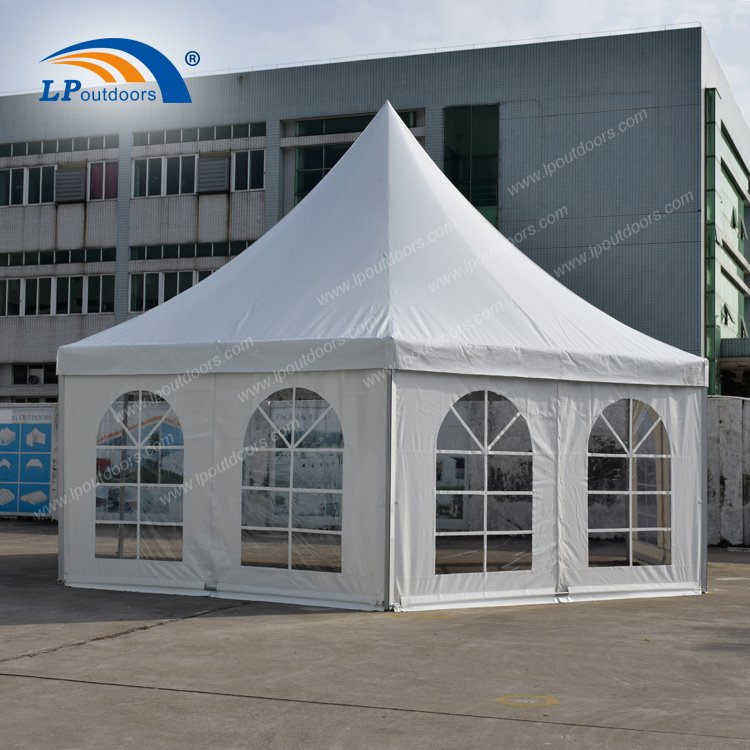 Tienda de aluminio al aire libre de la pagoda del hexágono del diámetro los 8m para el evento