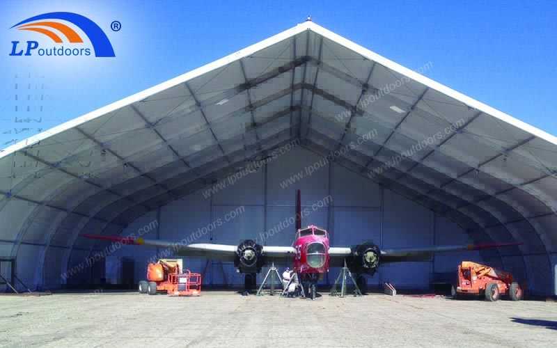 东莞丽平多功能飞机库篷房可适用于军用停放或私人飞机