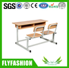 Popular Simple type double school Desk and Chair (SF-10D)