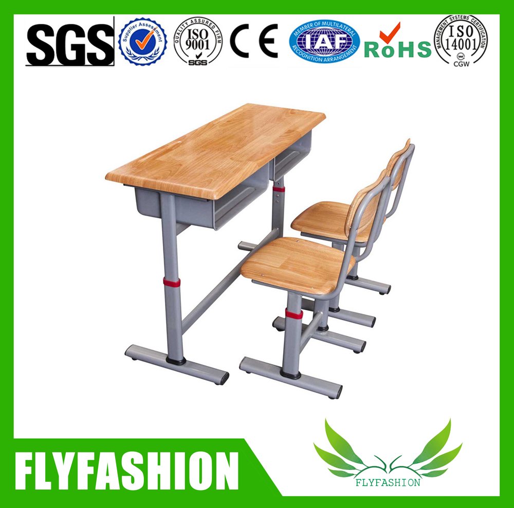 Présidence d'élève de meubles de salle de classe doubles et bureau en bois (SF-22D)