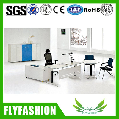 executive wooden desk with cabinet office furniture (ET-54)