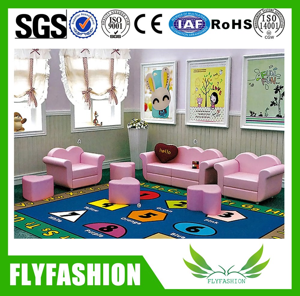 Comfortable cheap children furniture leather kid single seat sofa(SF-85C)