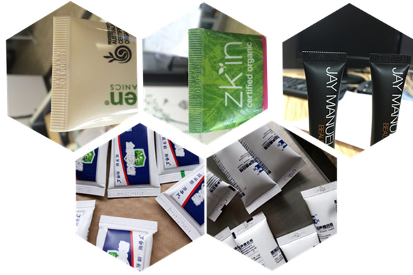 Bench Top Ultrasonic Plastic Tube Filling Sealing Machine Sample