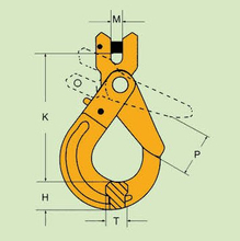 G80 SAFETY CLEVIS HOOK CLG TYPE