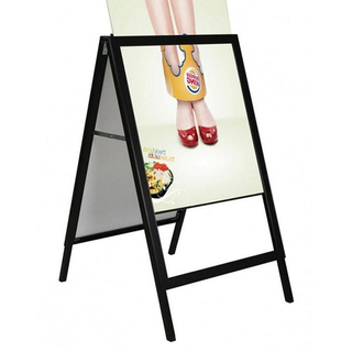 24"x36"Outside Sidewalk Sign for Poster Boards Double sided,Black MF2436DS