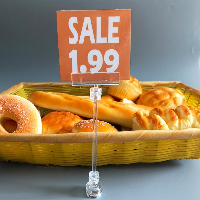 Magnetic Sign Holder With Stem PS03M-CL