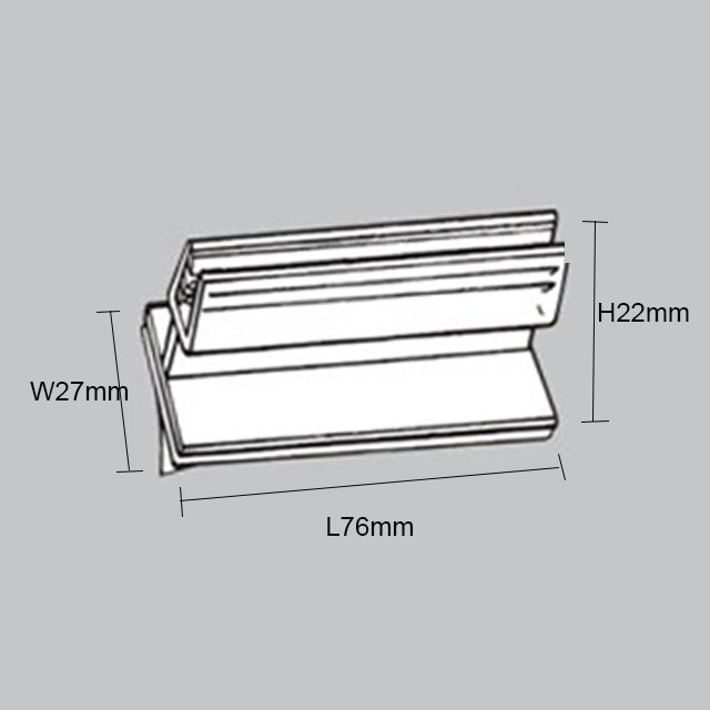 Hinge Sign Gripper with Adhesive Base SG-C15
