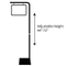 Adjustabel Pallet Sign Holder HLP72