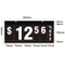 Small Double Sided Sprial Sign Board W/5.5" H Number Pads Kits W363mmXH170mm