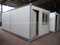 casa plegable de la casa prefabricada del bajo costo de la casa del envase de los 20/40FT que expide