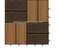 Azulejo de madera al aire libre del Decking del PE/suelo ULTRAVIOLETA anti de Outerior DIY WPC
