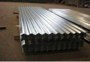hoja revestida del material para techos del Alu-Cinc acanalado de la hoja de acero del Galvalume de 0.5m m