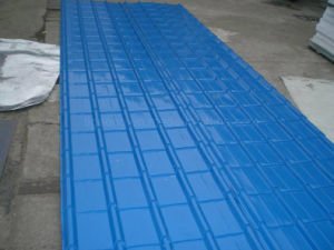 Color azul PPGI /Aluzinc de Ral 5015 que cubre la hoja en la India