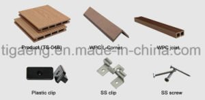 Prueba del moho de la superficie de la naturaleza y Decking de gama alta de la prueba WPC de la termita