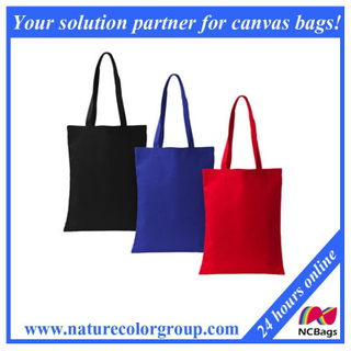 Simple Dyed Canvas Shopping Bag