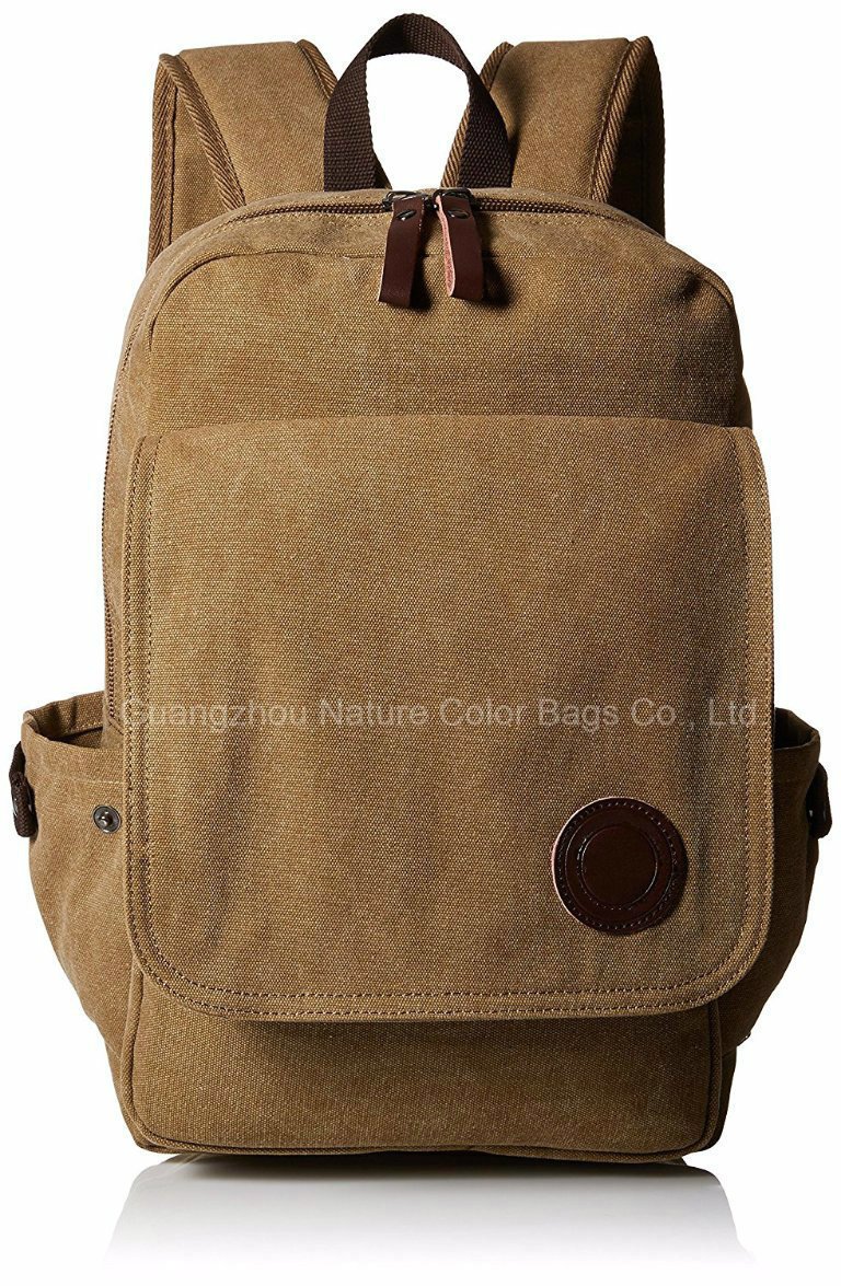 Fashion Leisure Canvas Backpack for Men and Campus